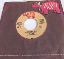 Player Baby Come Back/Love Is Where You Find It  45 RPM Vinyl Record  RS879