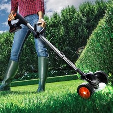 21V Cordless Strimmer Grass Trimmer Electric Tree Garden Edger Cutter 2 Battery