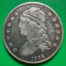 1836 Capped Bust Quarter Dollar Q134