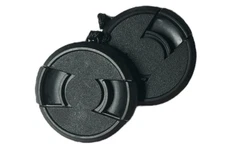 (2-Pack) 52mm Center-Pinch Snap-On Front Lens Cap for Canon, Nikon, Sony Cameras