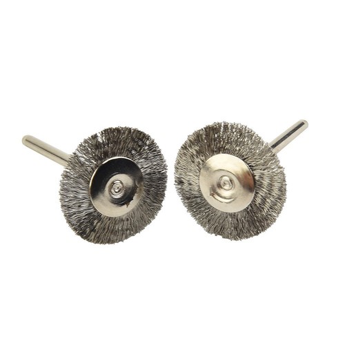 10 Pièce Acier Brosse Circulaire Perceuse 3mm Brosse Brosse Ronde Pour - Bild 6 von 24