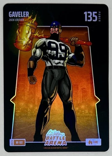 2025 Bo Jackson Battle Arena Aaron Judge Gaveler Fire Grillin Battle Foil MLB