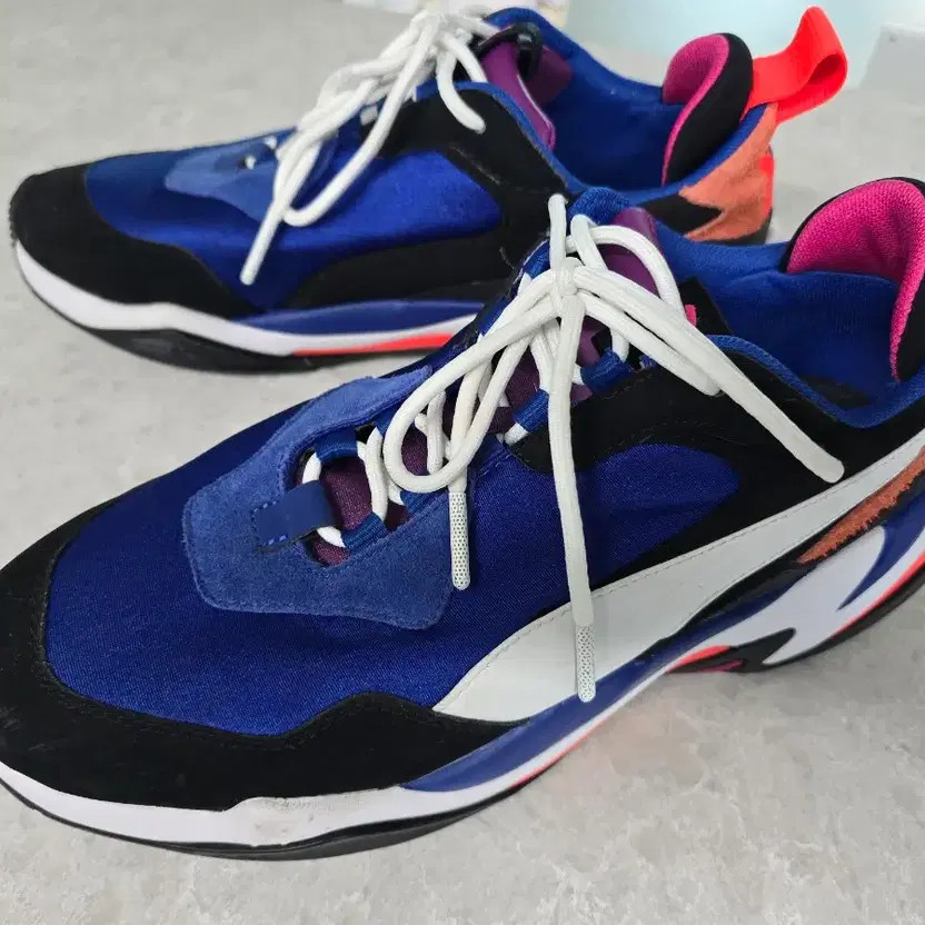 Puma Thunder 4 Blue Sneakers, Size 270mm, Gently Used thumbnail 4