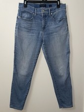 Lucky Brand Women  s Mid Rise Skinny Ava Light Wash Ankle Denim Jeans Size 10/30