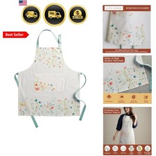 100 Cotton Apron for women with Pocket Kitchen Chef Apron for Men Cooking Sp...