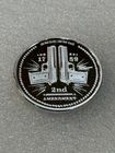 2nd Amendment 1789 GUNS 1 oz .999 Proof Silver Round  ~~ Come and Take it Canon