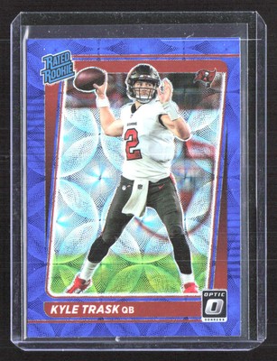 2021 Donruss Optic #209 Kyle Trask Blue Scope Rookie