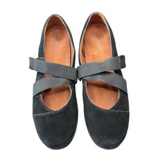 Vionic Shelby Womens Comfort Shoe Size 9.5 Black Suede Leather Mary Janes