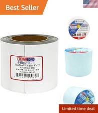 RoofSeal White 4" x25' MicroSealant UV Stable RV Roof Seal Repair Tape  35 m...