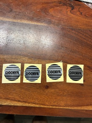 Rocket Racing Wheel Center Cap Decals Vintage