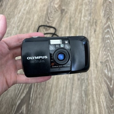 Olympus μ Mju I Infinity Stylus 35mm Point & Shoot Film Camera TESTED WORKING