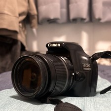 Canon EOS 1100D Digital SLR 12.2MP Camera 18-55mm Lens Auto Focus Flash Black
