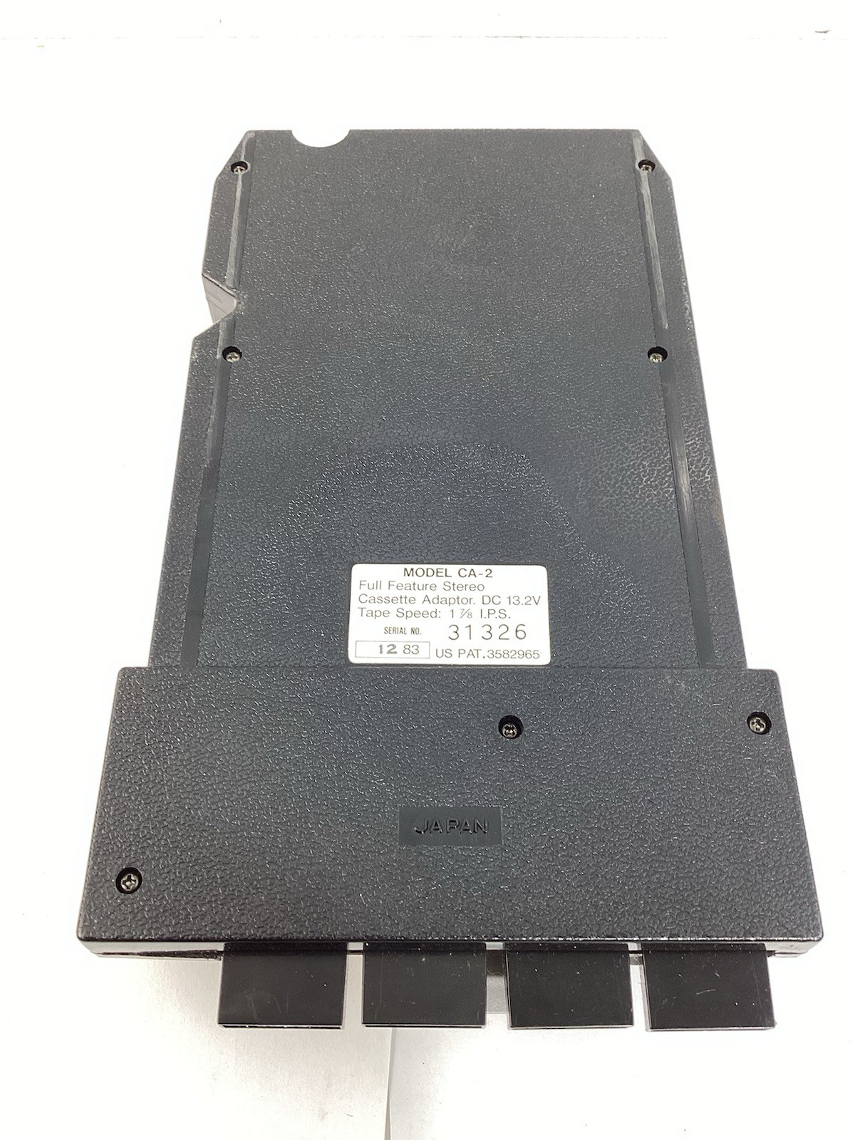 Vintage Audiovox Model CA-2 Stereo Cassette Adaptor, In Original Box **Untested*