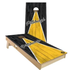 Baseball Cornhole Boards Skips Garage Custom Pittsburgh Wood Set Bags