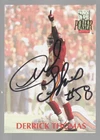 Derrick Thomas 1992 Pro Set Kansas City Chiefs Autographed Signed Card NM COA