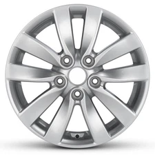 New 16" x 6.5" Silver Alloy Replacement Wheel Rim 2014 2015 2016 for Kia Forte