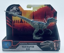 Mattel Jurassic World Velociraptor Blue Dinosaur 8 inches Action Figure Savage