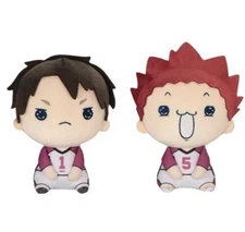 Haikyu!! Mochipiko Plush Toy Doll Wakatoshi Ushijima & Satori Tendo Set FuryuPSL