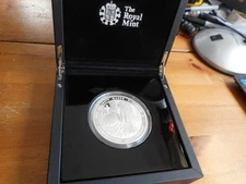 2013 UK 60th Anniversary Queens Coronation Silver proof 5oz Lot # 75
