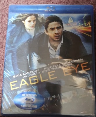 Eagle Eye (Blu-ray, 2008)  New Sealed Copy . Billy Bob Thornton, Shia Labeouf 