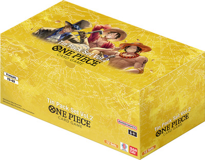 One Piece TCG sealed DISPLAY 12x Mini Tin Pack Set VOL. 2 TS-02 TS02 ENG ENGLISH