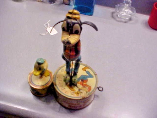 ORIGINAL  MARX WALT DISNEYS DONALD DUCK DUET WITH GOOFY