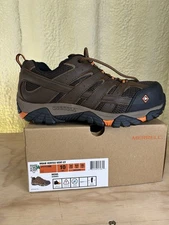 Merrell Moab Men’s Vertex Vent Composite Toe Work Shoes J11119 Clay- Size 10 NIB