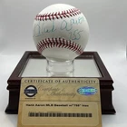 Hank Aaron 755 Signed Autographed Major League Baseball Ball Steiner COA W/Case
