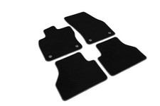 CUSTOPOL Fußmatten Set Velours für VW Caddy V Kastenwagen (SBA, SBH)