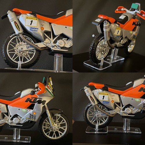 1/24 scale KTM 9 LC8 2 F.Meoni Off-road Vehicle Dakar Rally Akrapovic Muffler - Picture 2 of 10