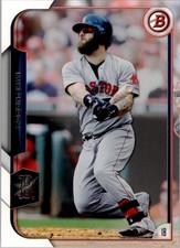 2015 Bowman Baseball Card #117 Mike Napoli