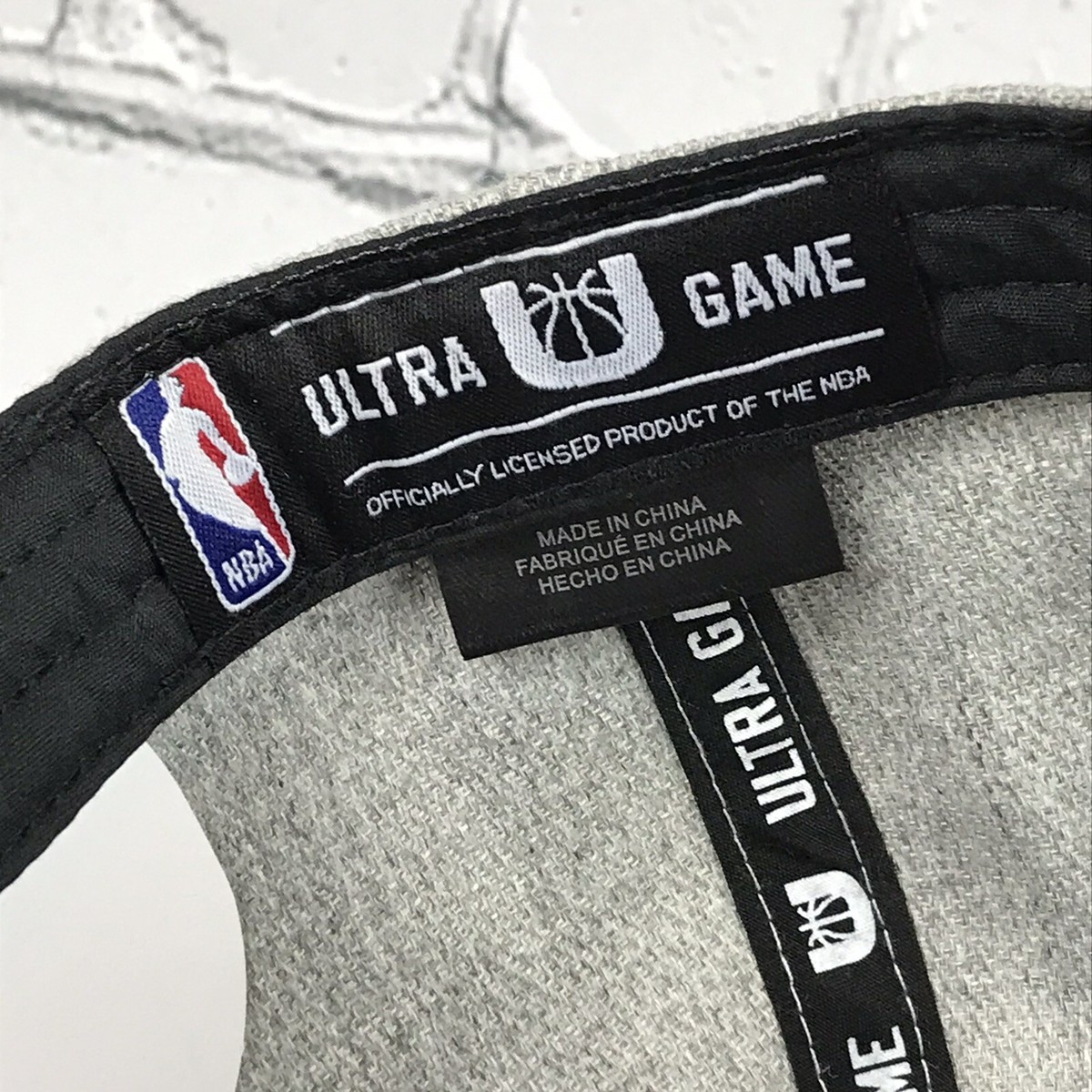 New York Knicks NBA Ultra Game Adjustable Snapback Gray Hat