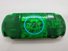 Sony PSP-3000 Playstation Portable Handheld Console Clear Green Customized