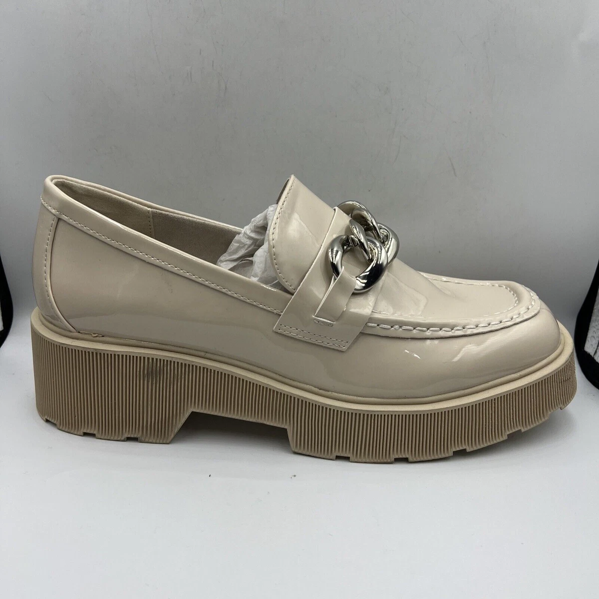 Steve madden silver loafers sales