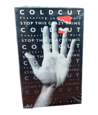 Coldcut - Stop this Crazy Thing Cassette Tape Single 1989 Tommy Boy NEW Sealed