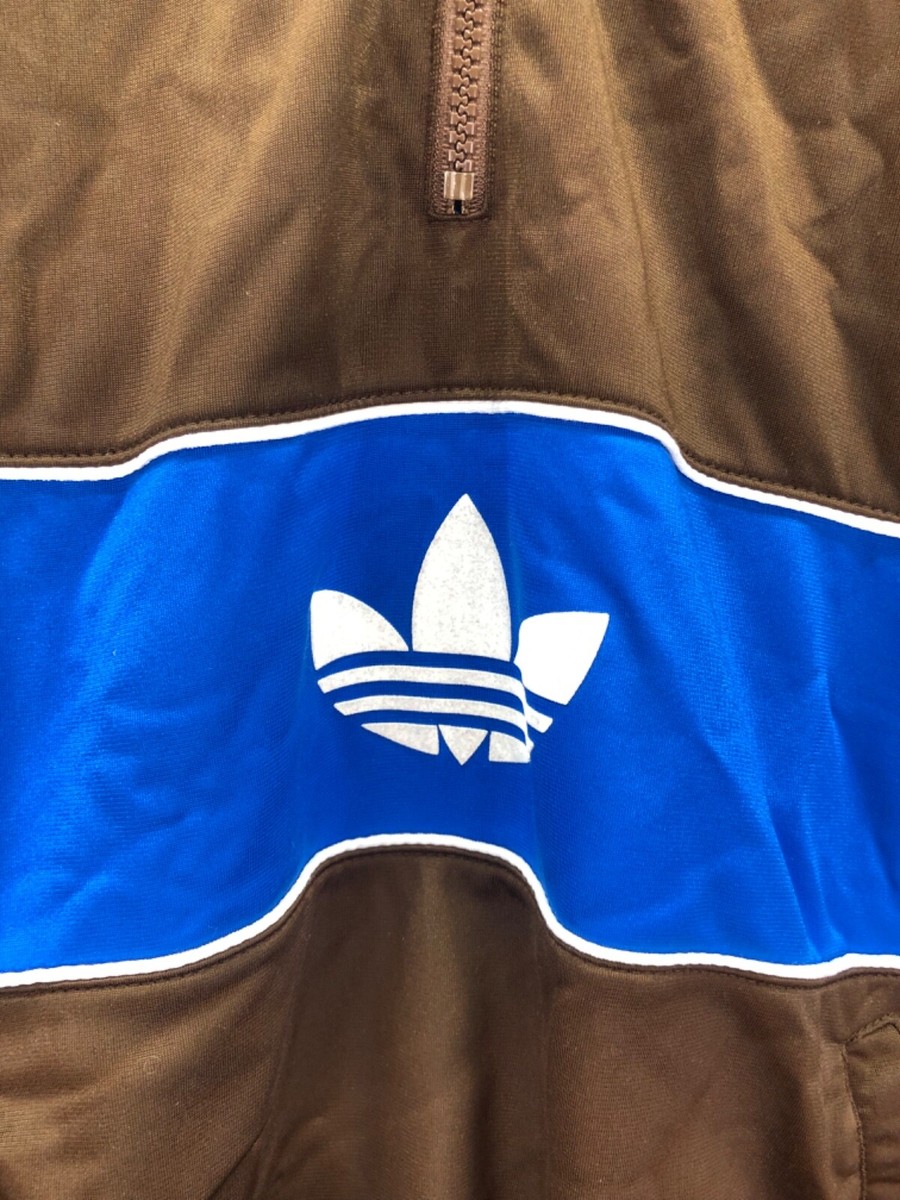 90s old adidas boarder zip hoodie シティ Vintage 1990s Adidas Quarter Zip Hoodie Brown Size Small | eBay