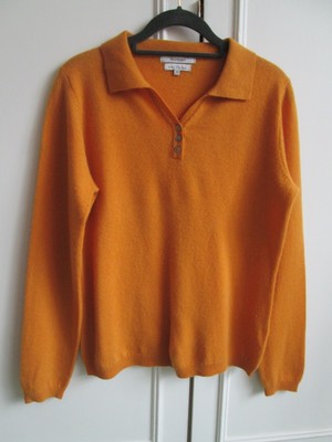 mustard cashmere jumper