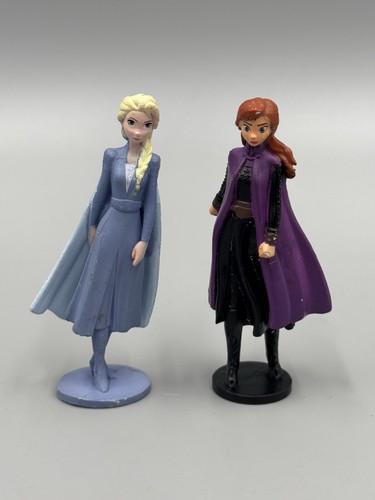 Disney Frozen 2 Figures Elsa and Anna Figures 3” Cake Toppers