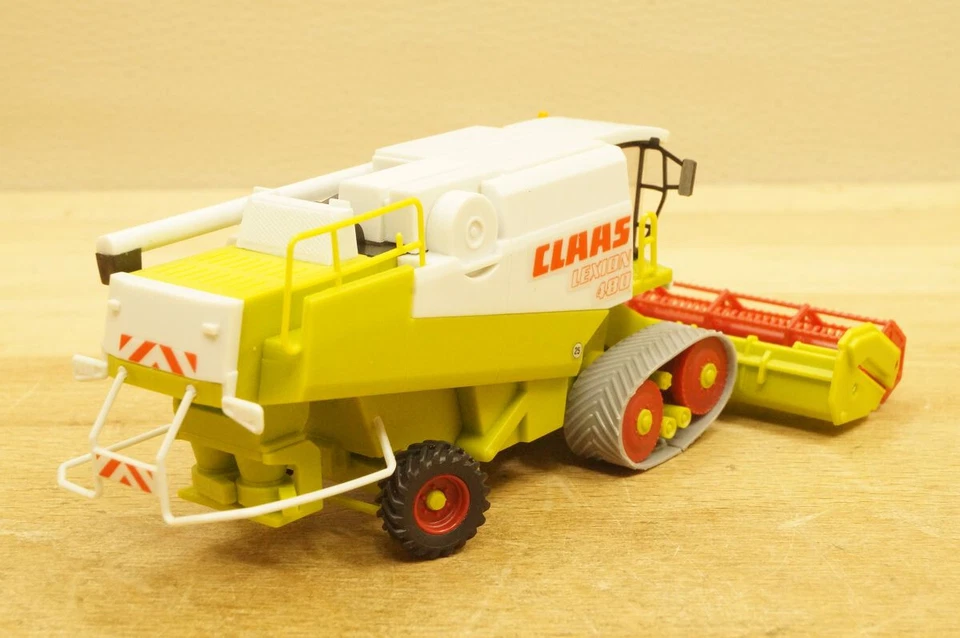 Ho 1:87 Kibri 51178 Claas Lexion 450 Trebbiatrice Carrello Modello Finito Conf - Immagine 3 di 4