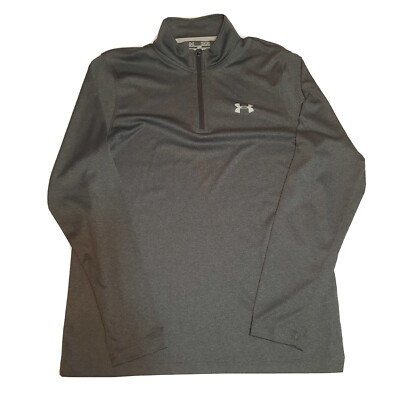 Under Armour Loose Fit Heatgear 1/4 Zip Athletic Long Sleeve Shirt