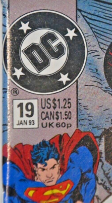 Superman The Man of Steel Vol 1 #19 Jan. 1993 Doomsday Is Here By