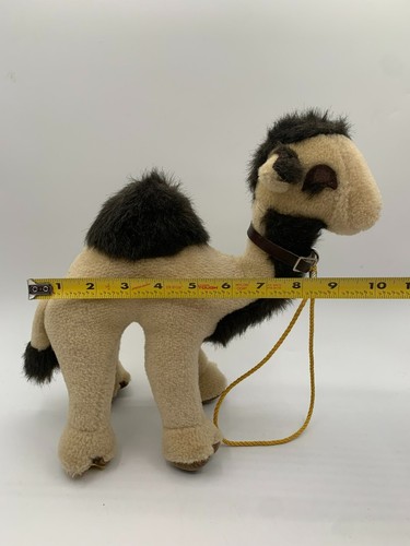 Vintage Merrythought Ironbridge Shrops Dromedary Camel Plush Real Mohair Collar - Picture 3 of 10