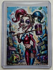 Harley Quinn Limited Edition Artist Signed "The Caricature" Trading Card 3/10