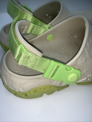 Crocs All-Terrain Atlas Clogs Bone Limeade Unisex Slip On  display picture 1