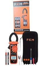 Clamp Multimeter Tester DC/AC 6000 Counts FKM True RMS Voltmeter 