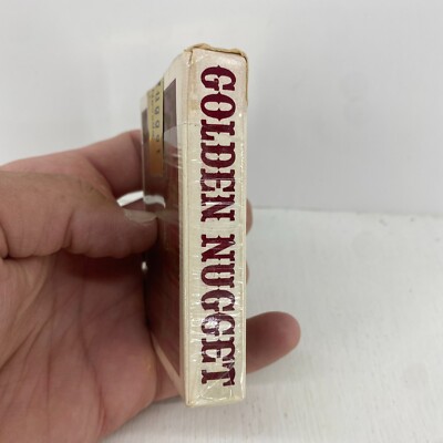 Golden Nugget Vintage Las Vegas Casino Red Playing Cards Gold Seal
