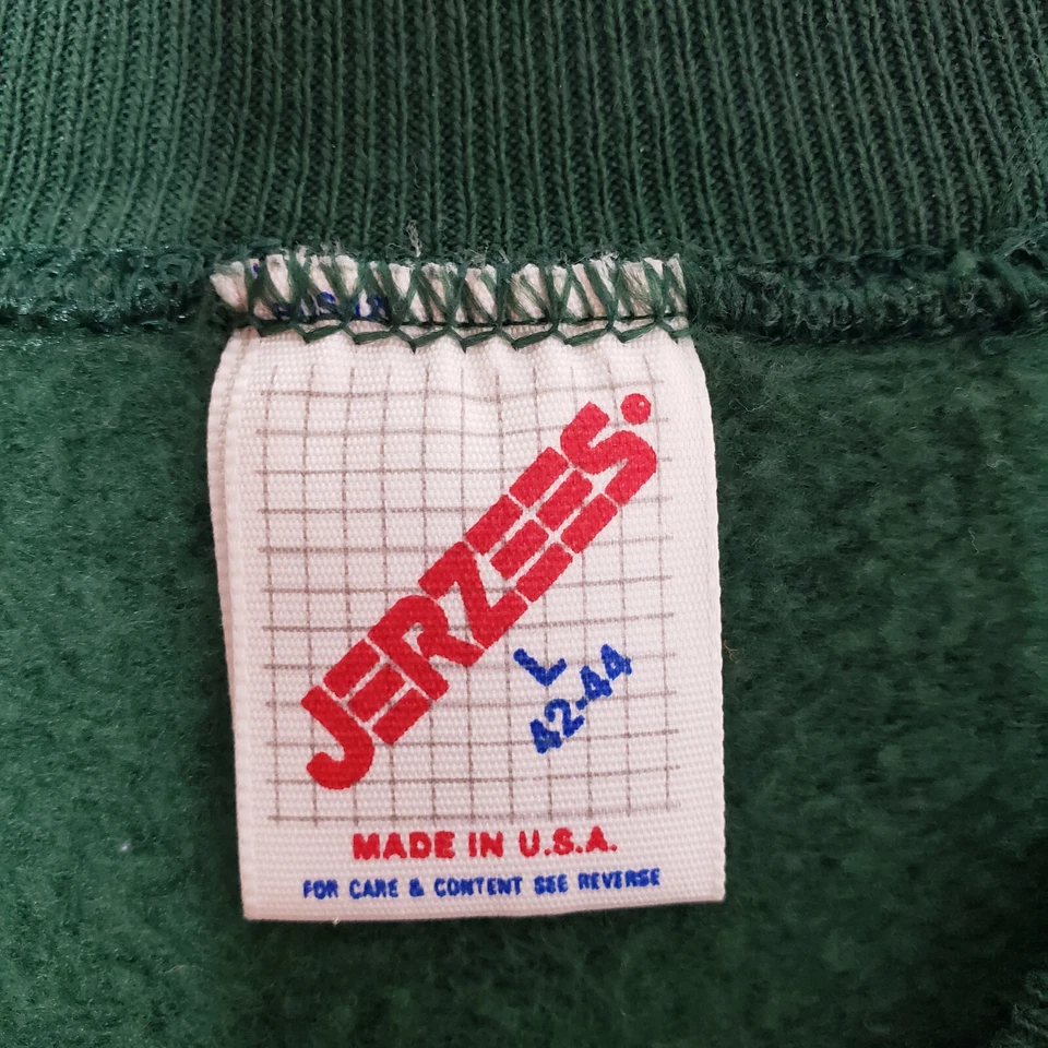 Suéter Feo Navidad Vintage Cuello Redondo Sudadera Jesucristo Verde Mujer L Foto 4 de 4