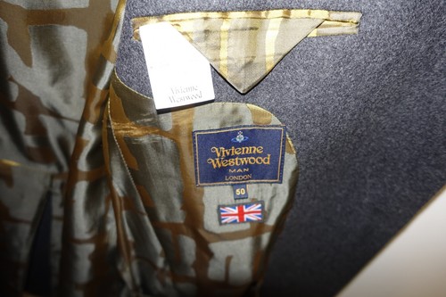 VIVIENNE WESTWOOD GREY WINTER COAT S 50 - Picture 9 of 12