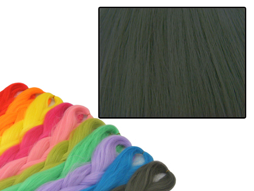 CyberloxShop Phantasia Kanekalon Jumbo Braid Dark Olive Green Braiding Hair