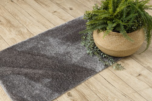 Amazing Modern BATHROOM RUG soft SANTA antislip plain grey High Quality - Picture 4 of 10